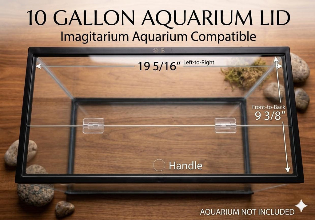 Imagitarium Compatible - 10 Gallon Aquarium Lid: 3/16” Clear Polycarbonate, Fits Imagitarium Aquariums
