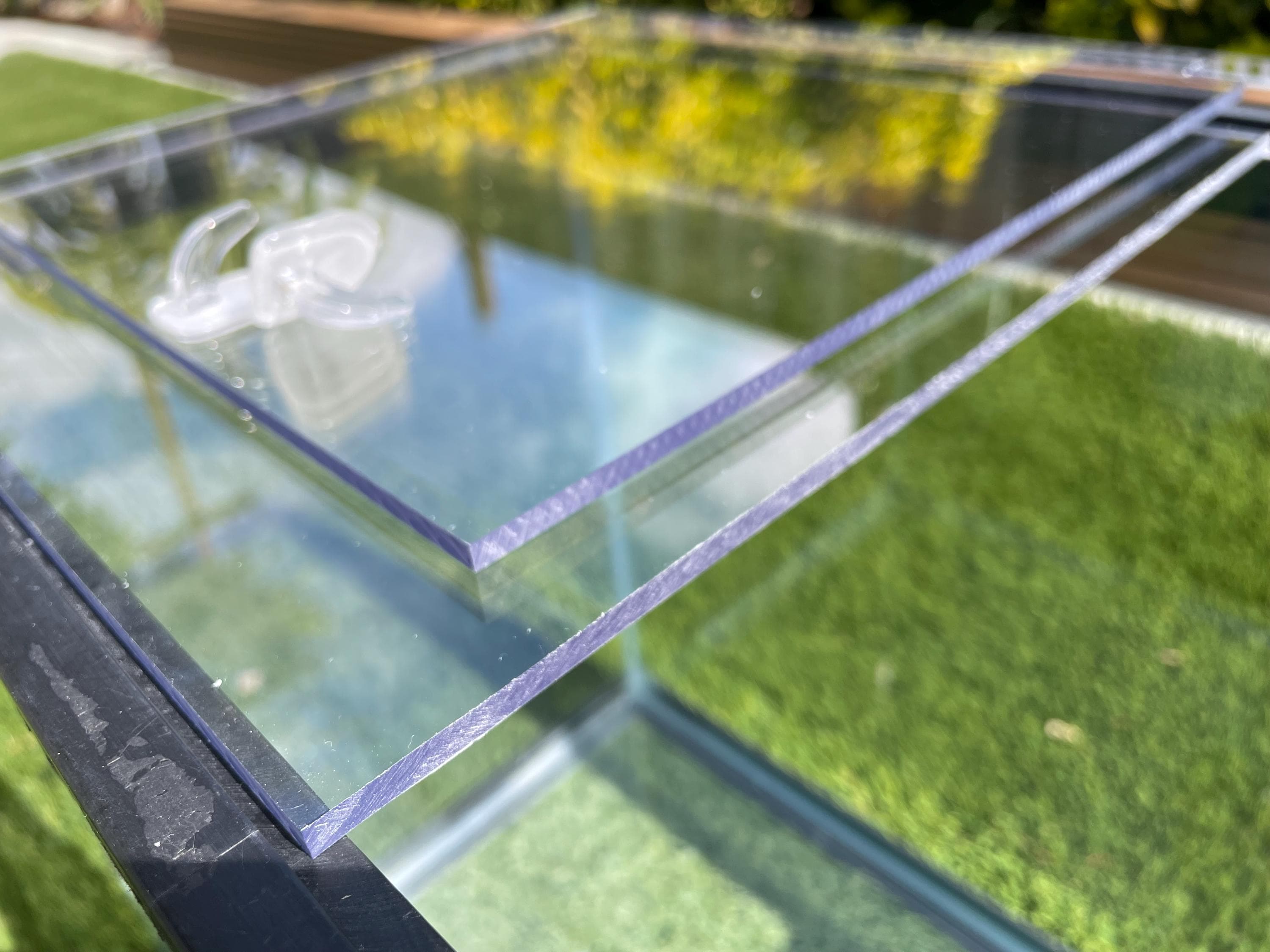 Aquarium Lid 10 gallon High Clear Half Cut 3/16” Polycarbonate