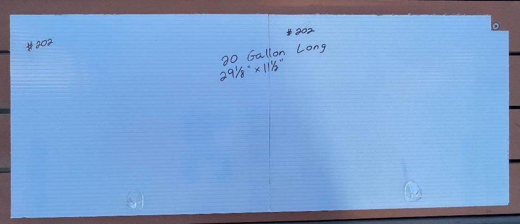 Aquarium Lid 20 gallon Long Half Cut. Also fits 29 gallon aquariums