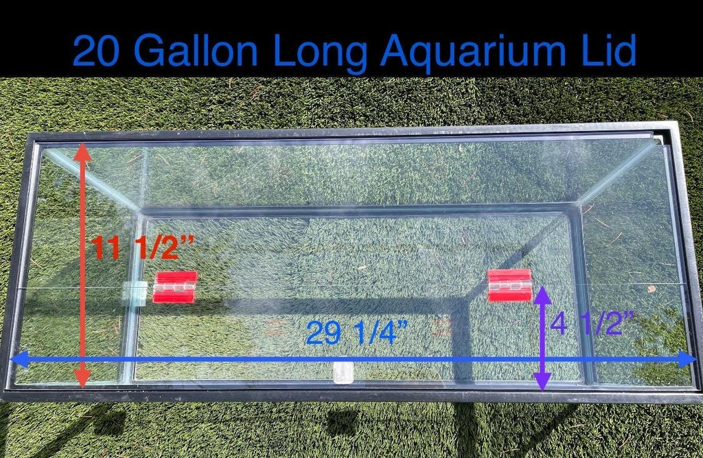 Aquarium Lid 20 gallon Long Clear 29 1/4” x 11 1/2” Also fits 29 gallon aquariums