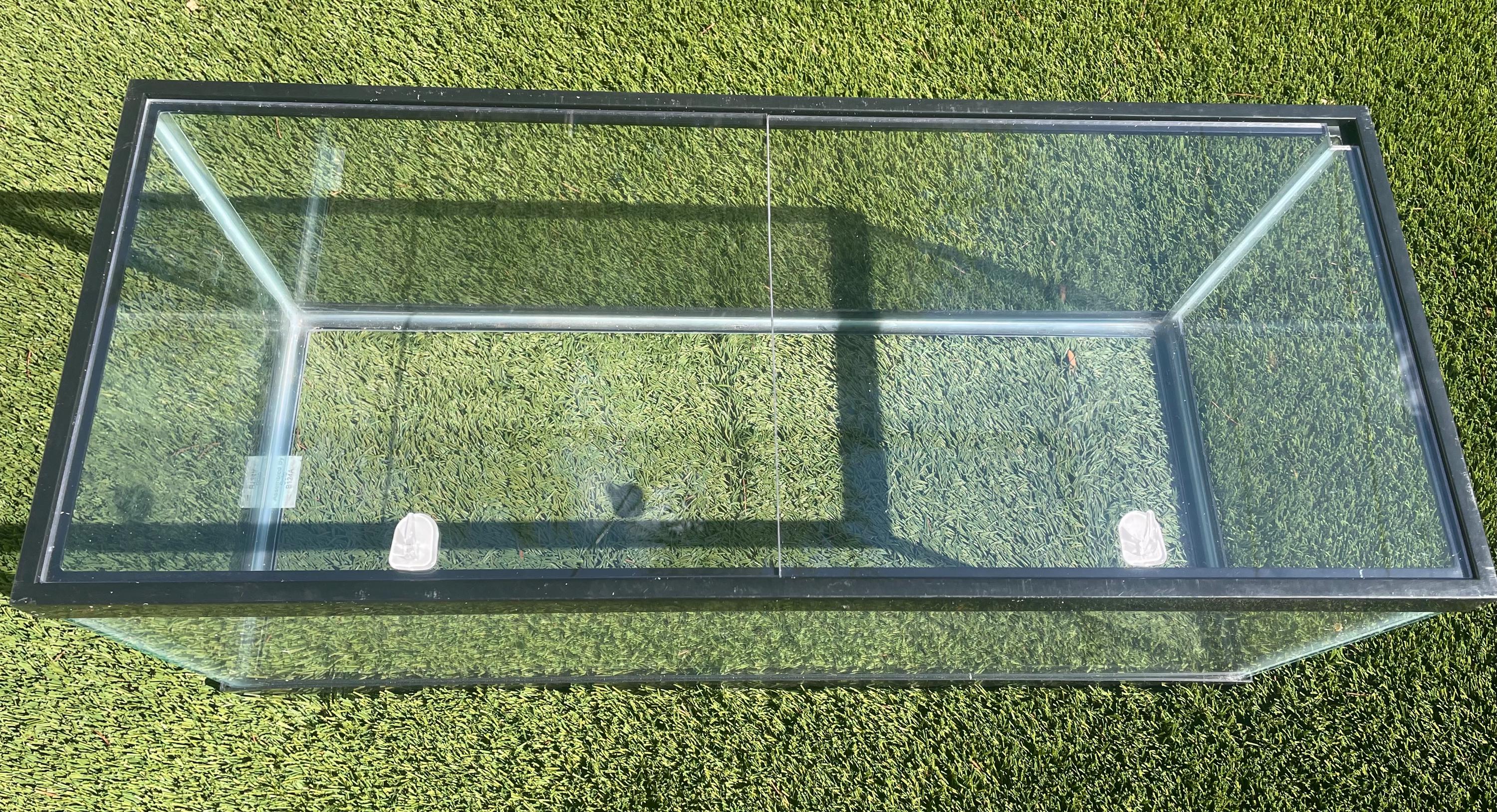 Imagitarium Compatible - 10 gallon Clear Half Cut Aquarium Lid: 3/16” Clear Polycarbonate.