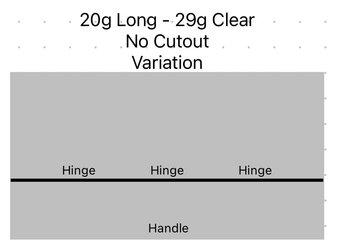 Aquarium Lid 20 gallon Long Clear 29 1/4” x 11 1/2” Also fits 29 gallon aquariums
