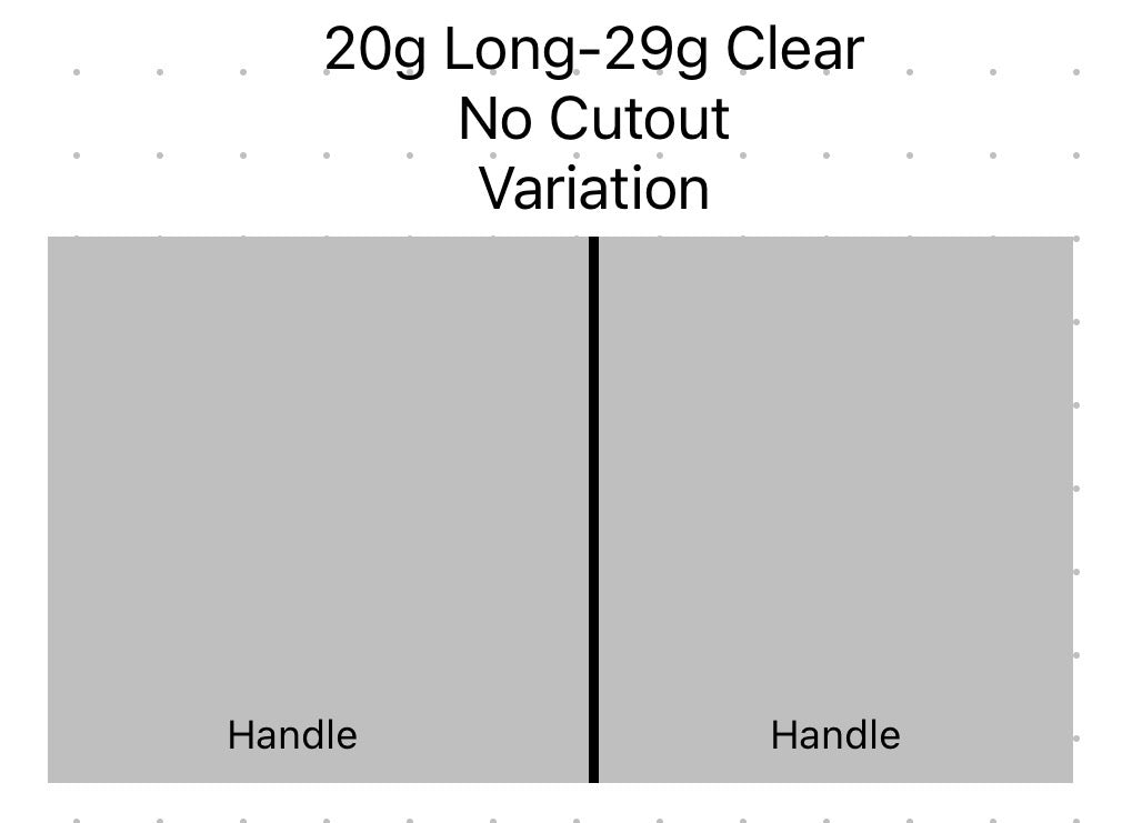Aquarium Lid 20 gallon Long Clear Half Cut 29 1/4” x 11 1/2” Also fits 29 gallon aquariums