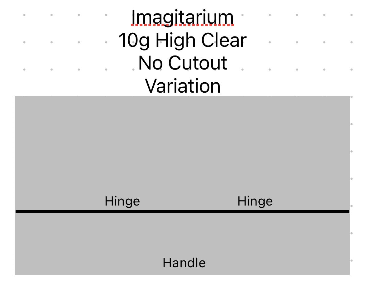 Imagitarium Compatible - 10 Gallon Aquarium Lid: 3/16” Clear Polycarbonate, Fits Imagitarium Aquariums