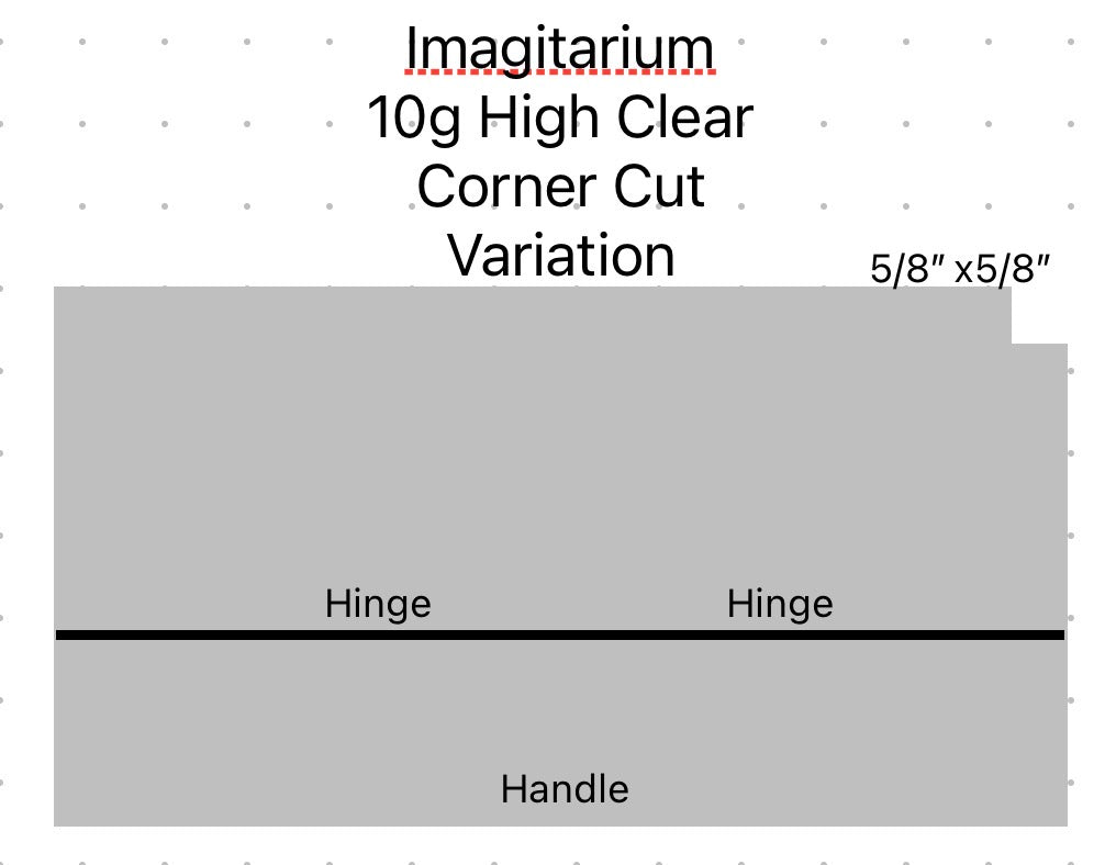 Imagitarium Compatible - 10 Gallon Aquarium Lid: 3/16” Clear Polycarbonate, Fits Imagitarium Aquariums