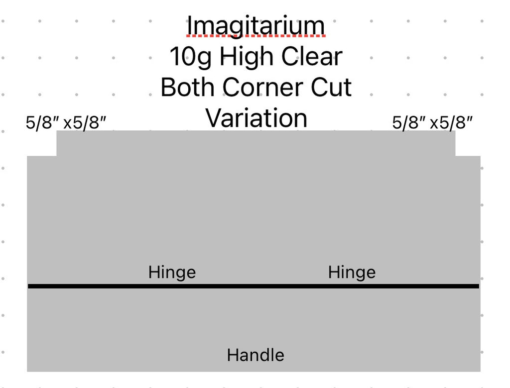 Imagitarium Compatible - 10 Gallon Aquarium Lid: 3/16” Clear Polycarbonate, Fits Imagitarium Aquariums