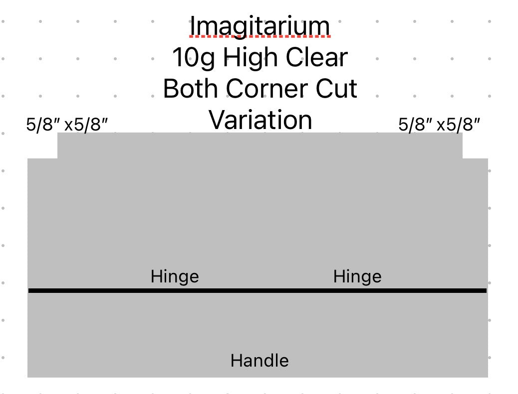 Imagitarium Compatible - 10 Gallon Aquarium Lid: 3/16” Clear Polycarbonate, Fits Imagitarium Aquariums