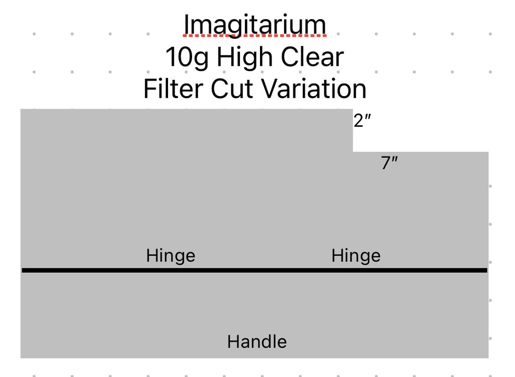 Imagitarium Compatible - 10 Gallon Aquarium Lid: 3/16” Clear Polycarbonate, Fits Imagitarium Aquariums