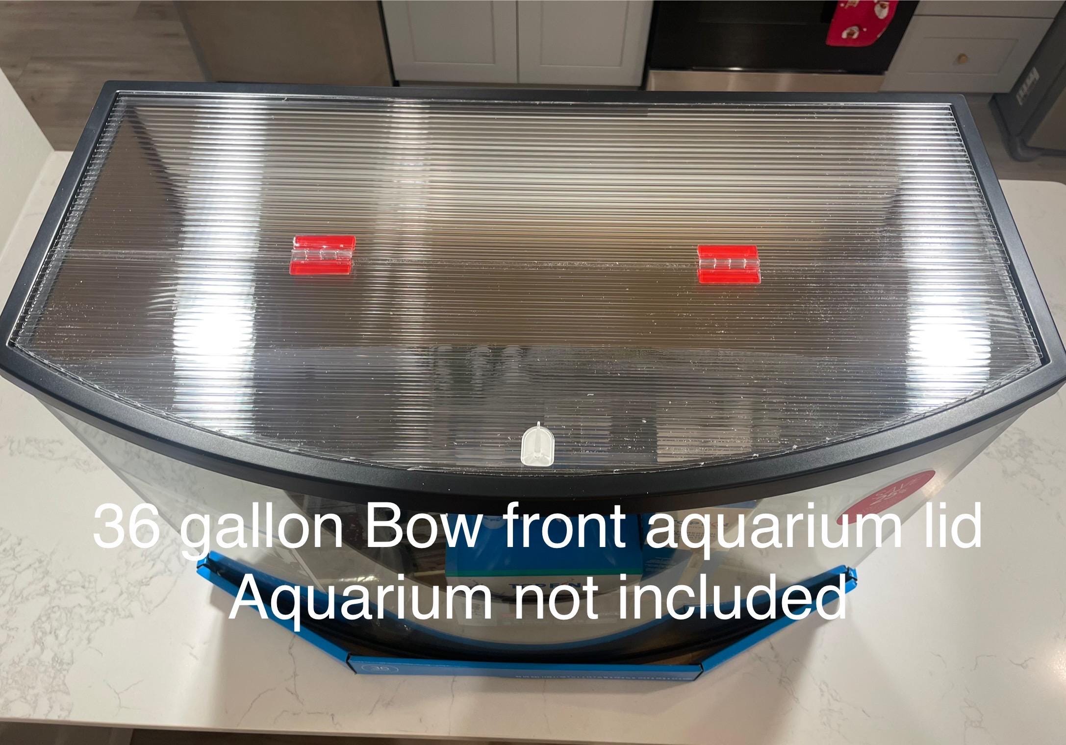 Aquarium Lid 36 gallon Bowfront - 1/4” twin-wall polycarbonate, Aqueon, Top Fin, Marineland