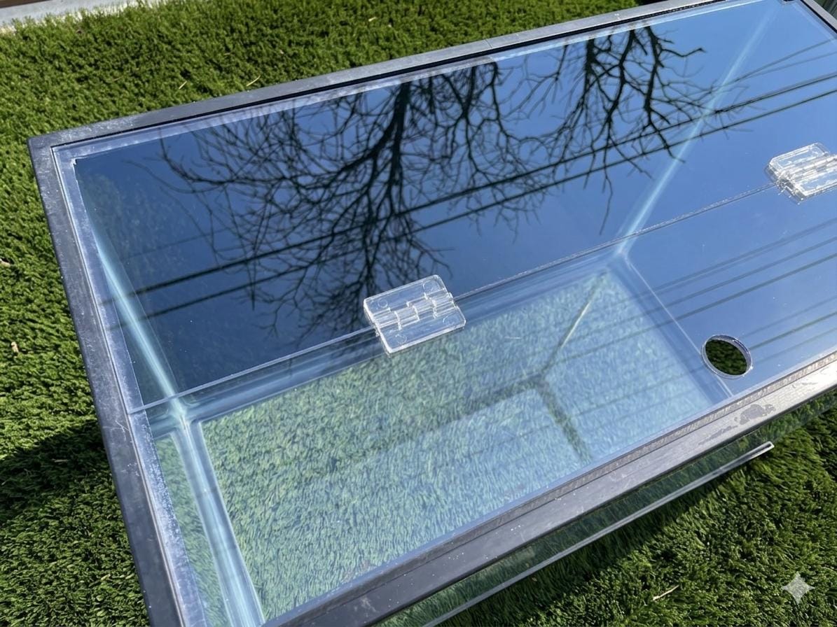 Aquarium Lid 10 gallon High Clear 3/16” Polycarbonate