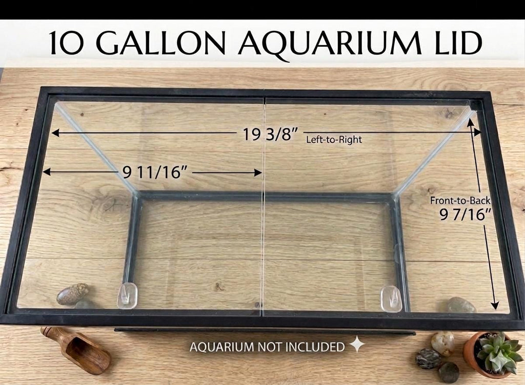 Aquarium Lid 10 gallon High Clear Half Cut 3/16” Polycarbonate
