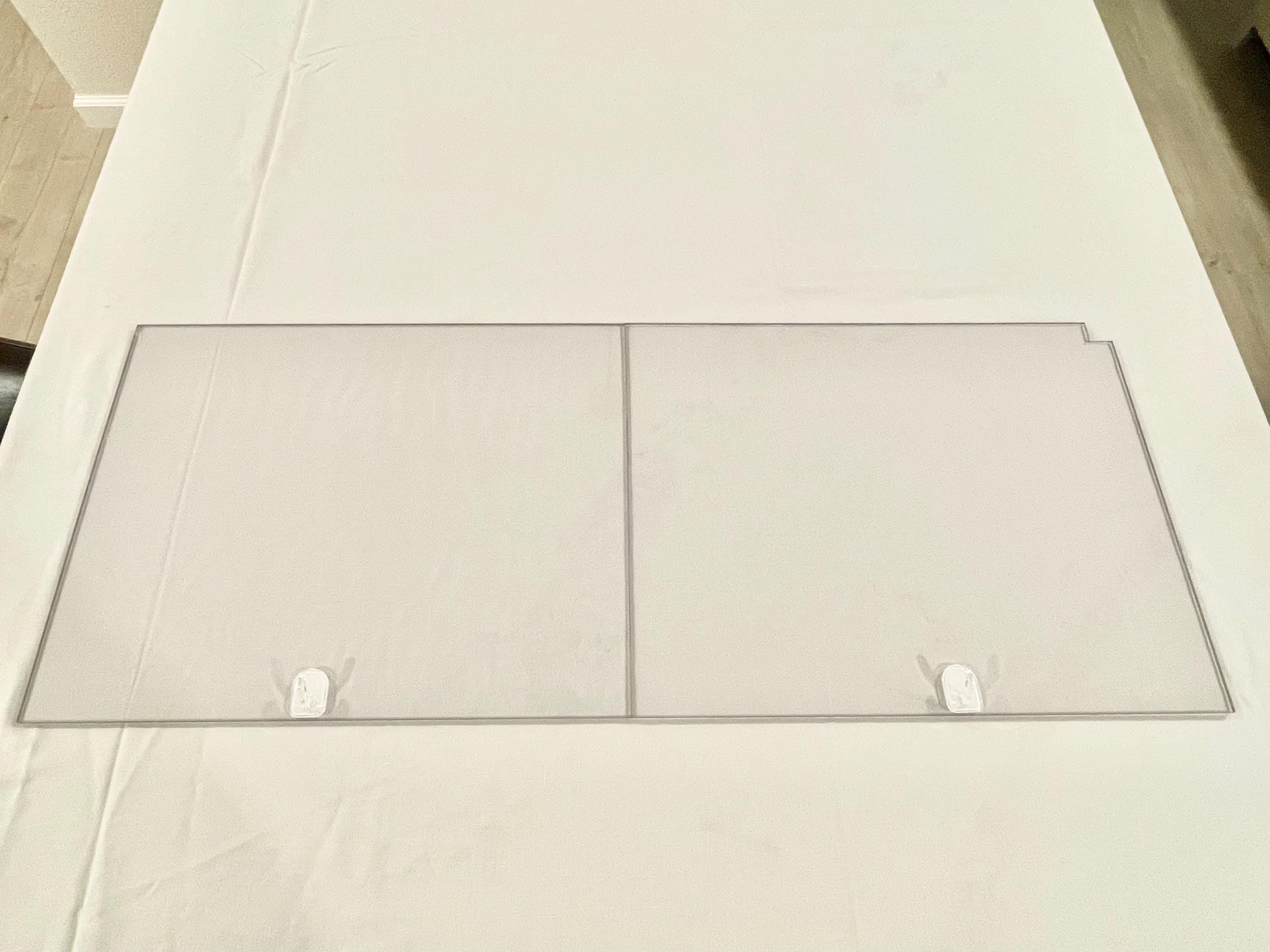 Aquarium Lid 10 gallon High Clear Half Cut 3/16” Polycarbonate